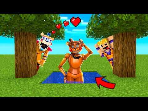 POZNAŁEM DZIEWCZYNĘ FREDDEGO GLAMROCK z FNAF w MINECRAFT i STAŁO SIĘ TO...
