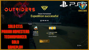 Outriders: Technomancer Class - Solo Challenge Tier 15 Expedition - Paxian Homestead [PS5 Gameplay]