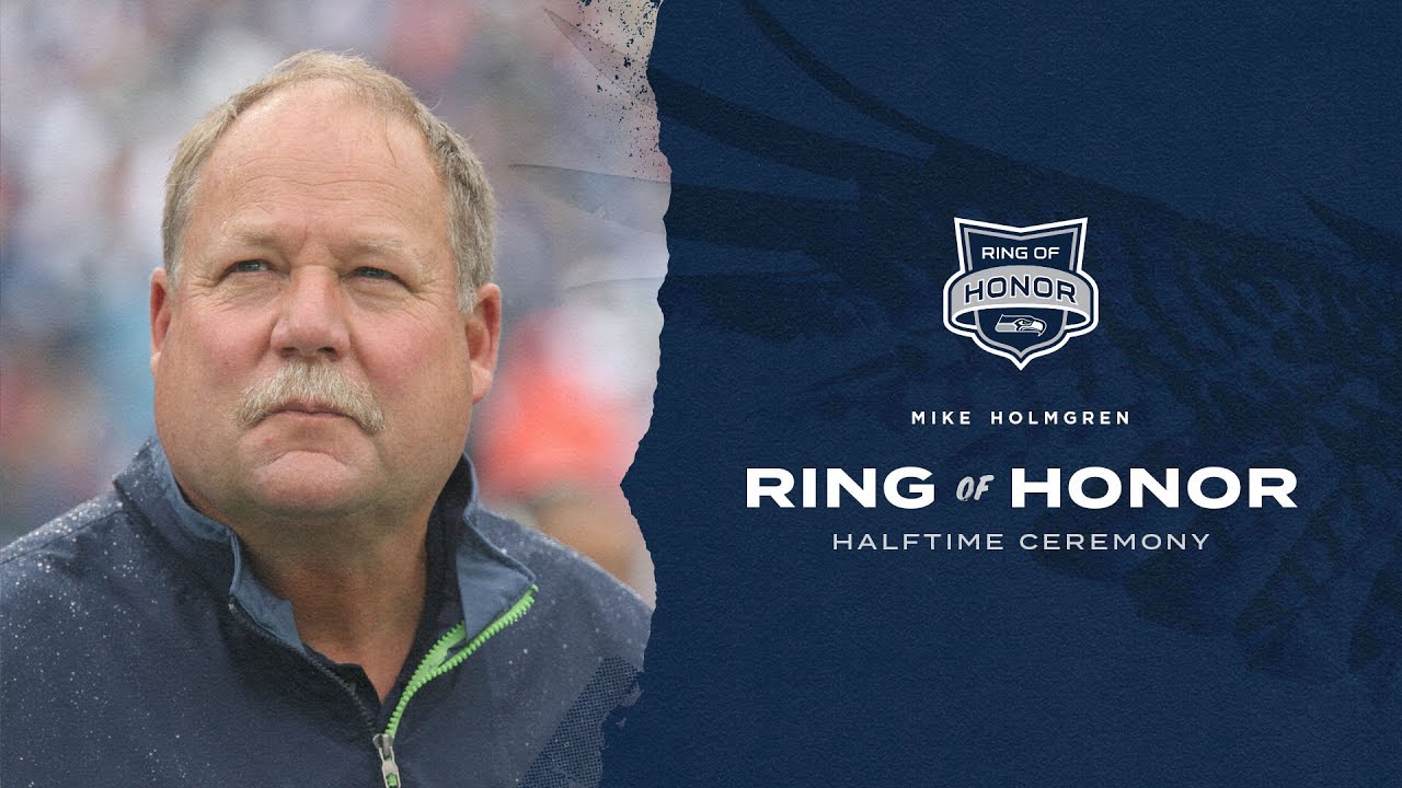 Mike Holmgren Halftime Ring of Honor Ceremony