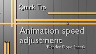 Quick Tip - Animation Speed Adjustment