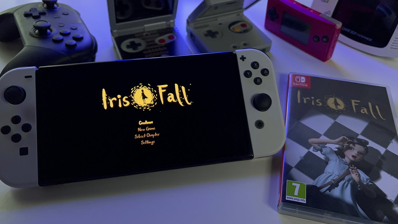Iris.Fall | 4 min Review | Switch OLED handheld gameplay