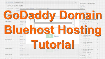 GoDaddy Domain Bluehost Hosting Tutorial