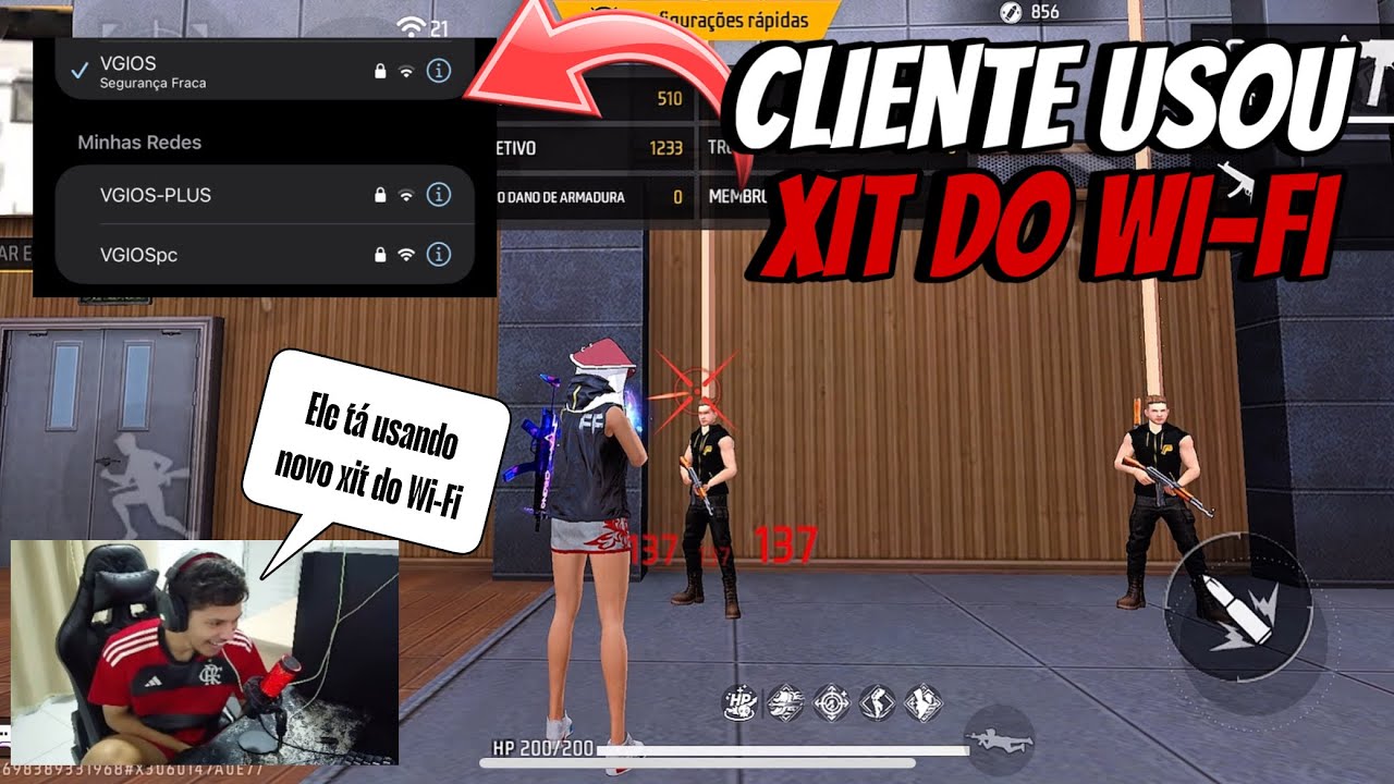 APOSTADO DE 1.500 COM XIT PURO HS😱🎯PAINEL XIT MOBILE IOS/ANDROID|AIMBOT APK🔥CAI CONTRA XIT DO WIFI🤣