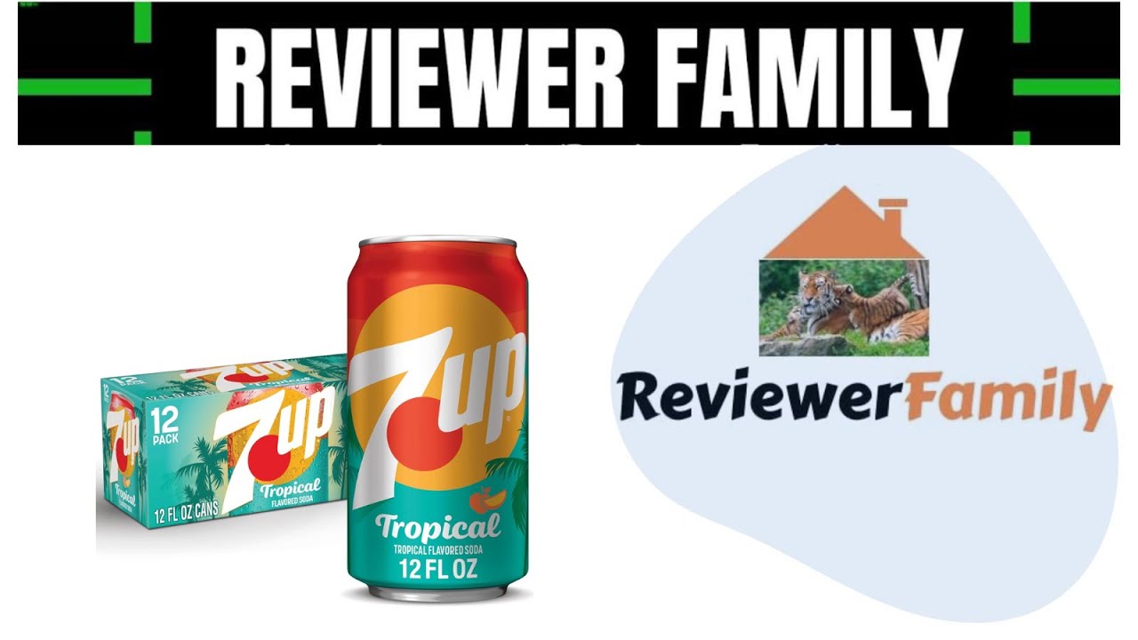 7UP Tropical Soda, 12 fl oz cans