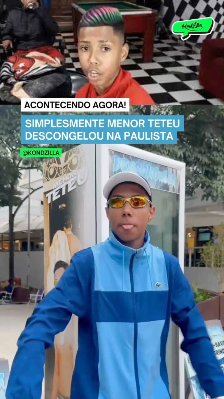 Ele levou a sério essa ideia de descongelar, mano! ? Menor visionário ???