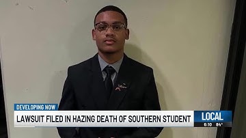 Lawsuit filed in hazing death of Southern University student Caleb Wilson