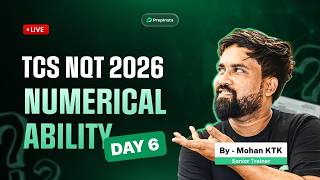 🔴 TCS NQT 2026 Numerical Ability LIVE | Data Interpretation & Statistics PYQs + Tricks