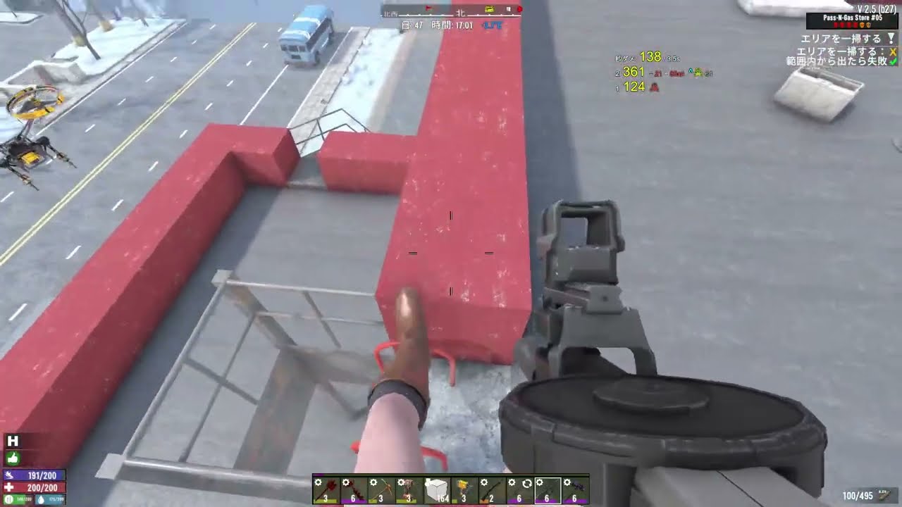 #11　たまには使ってない銃も撃ってみる　【7Days to Die】　【EFTmod】