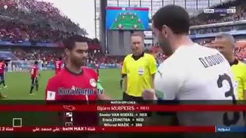 كأس العالم_2018-  رياضه  ملخص مباراة مصر الباراغواي والتي انتهت بفوز الارجواي1_ 0 في الدقيقة الأخيرة