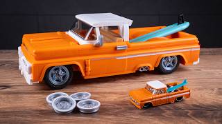Mattel Brick Shop Hot Wheels JFT20 - Custom '62 Chevy Pickup Speed Build - 858 pcs.