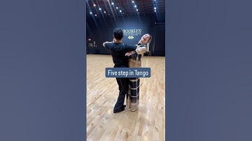 Five step in Tango #tango #dance #ballroomdance #trend #choreographer #2025 #dancechellenge #fun
