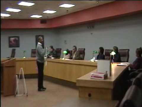 April 1, 2009 Dr. Gerald Meets With ESTL City Plan...
