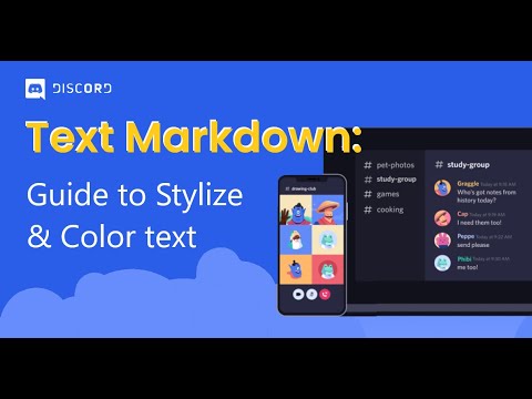 Discord Markdown Text Color Formatting Styles Bold Italic 21 Cheatsheet Youtube