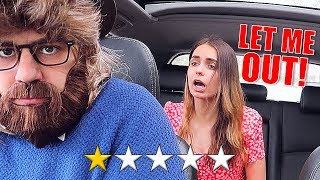 Picked Up my Girlfriend in an UBER under Disguise PRANK!