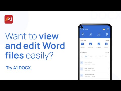 Docx Reader - Word، PDF، XLSX