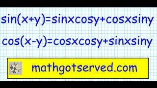 How to Use the Sum and Difference Identities formulas Evaluating Trig angles Trigonometry Unit