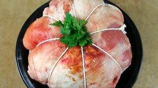How To Make A Cushion Of Lamb.a Boneless Shoulder Of Lamb.thescottreaproject.