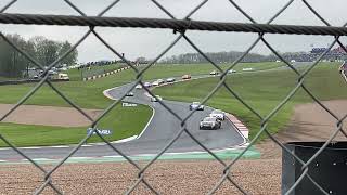 2023 Donington Porsche Carrera Cup GB race 1 Old Hairpin