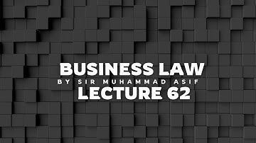Blaw Lectures By sir Muhammad Asif || Lecture 62   || Free Lectures || Blaw portion by sir asif