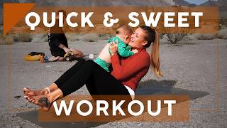 The 8 Minute Workout That Makes You Stronger With Your Baby