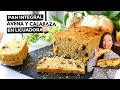 No compres mas pan hazlo en la licuadora | PAN INTEGRAL DE CALABAZA  | sin amasar