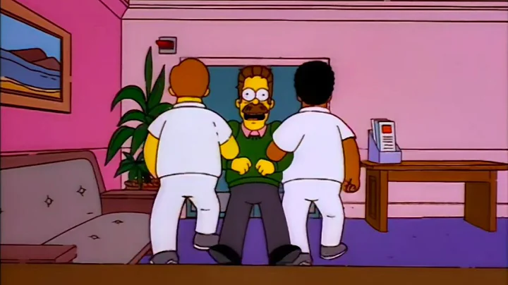 Simpsons - Flanders Dragged Off Kicking And Screaming (from "Hurricane Neddy")