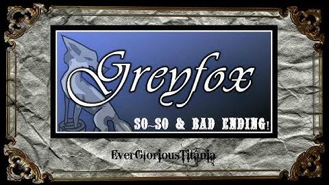 Grayfox Rpg Maker Walkthrough 100% Achievements So-So & Bad Ending (No Commentary)