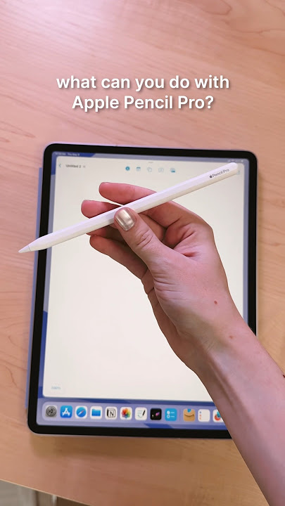 Apple Pencil Pro features 🤩 #ipadair #applepencil #applepencilpro