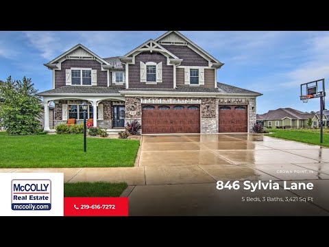 846 Sylvia Lane, Crown Point, IN home video tour