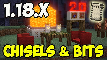 CHISEL MOD 1.18.2 minecraft - how to download and install Chisels Bits Mod (with FABRIC on Windows)