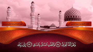 الشيخ عبد الرزاق الدليمي سورة القيامة l HD l