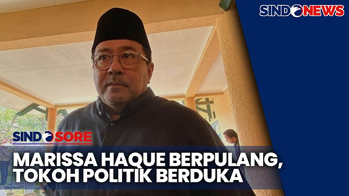 Rano Karno dan Anies Baswedan Melayat ke Rumah Duka Marissa Haque - Sindo Sore 02/10