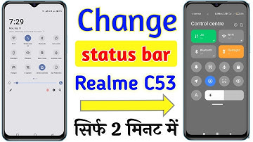 Realme C53 Status Bar Change Settings | Realme C53 Me Status Bar Change Kaise Kare