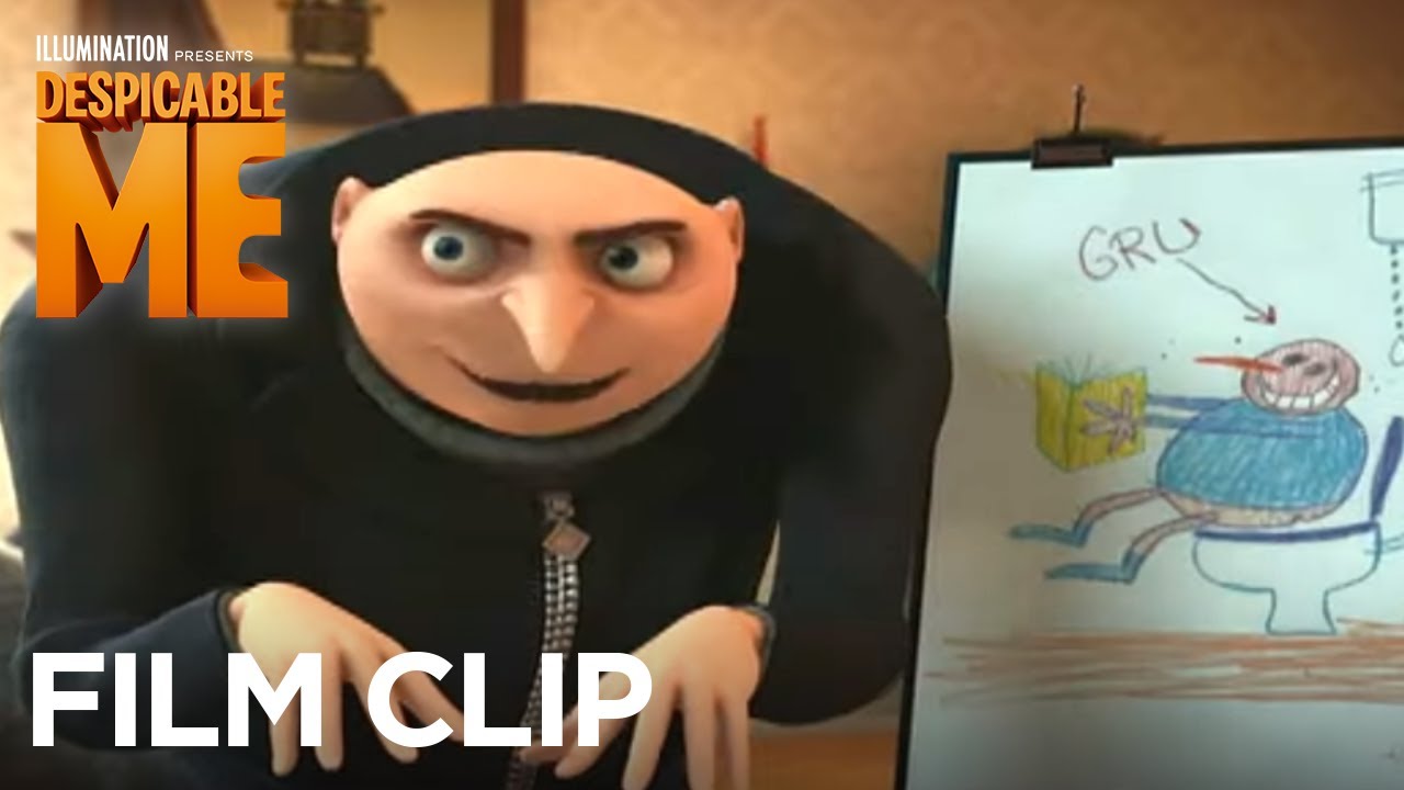 OH MY GOD OK so I was watching despicable me and Gru made this