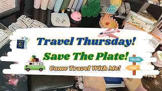 Details Cash Stuffing | Saving Challenges | Travel Thursday!  Let's Saver A Little More with Save The Plate. Update
