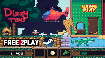 Dizzy Two (Диззи 2) ★ Gameplay ★ PC Steam [ Free to Play ] Game 2021 ★ HD 1080p60FPS