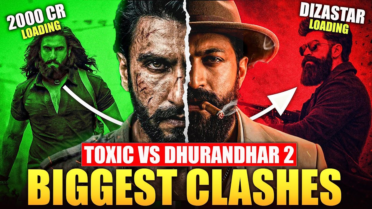 Toxic Vs Dhurandhar 2 : The Biggest Clash Of Indian Cinema 😱🔥 | Yash Vs Ranveer Singh