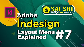 Adobe Indesign Layout Menu Explained in Telugu | Indesign Tutorials in Telugu