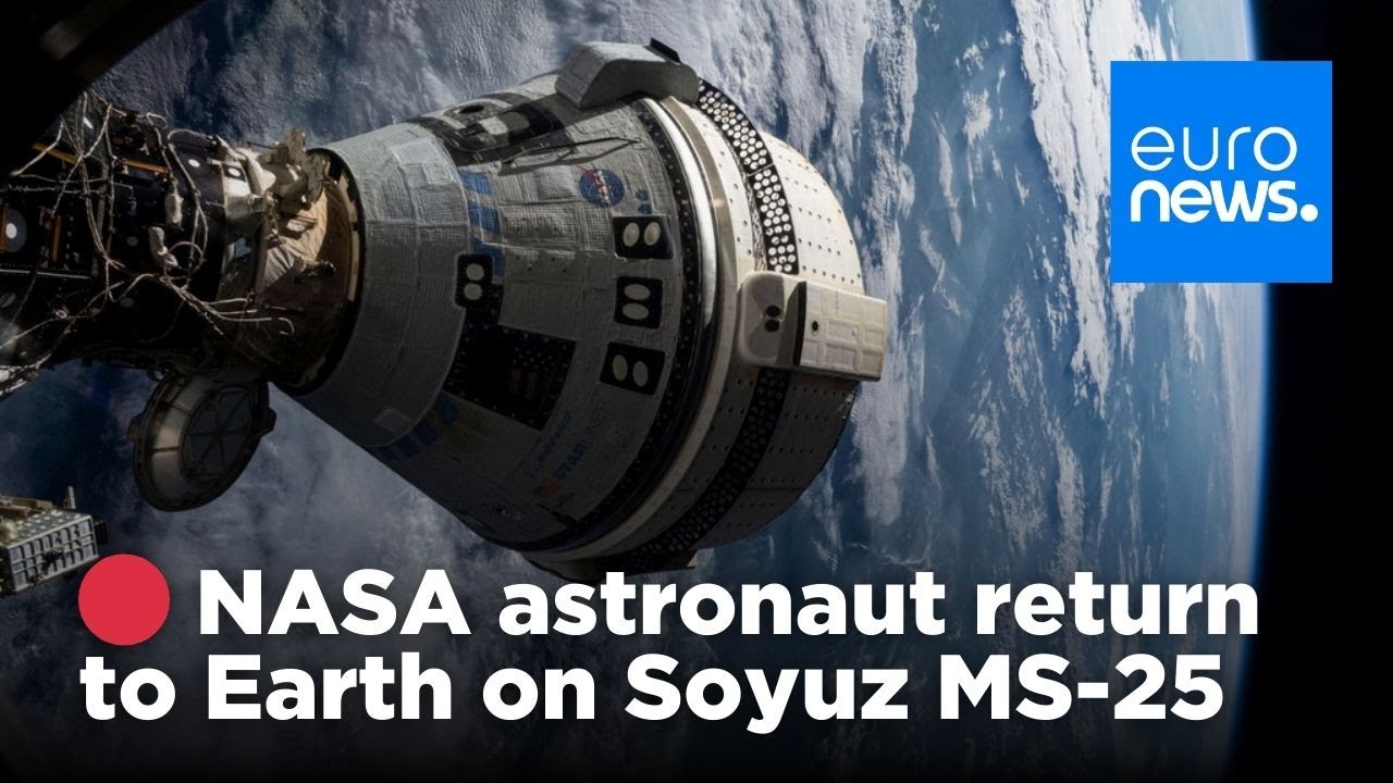 🔴 NASA astronaut and cosmonauts return to Earth on Soyuz MS-25 ...