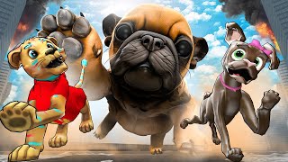 Giant PIBBLE takes over city... (Gmod Sandbox)