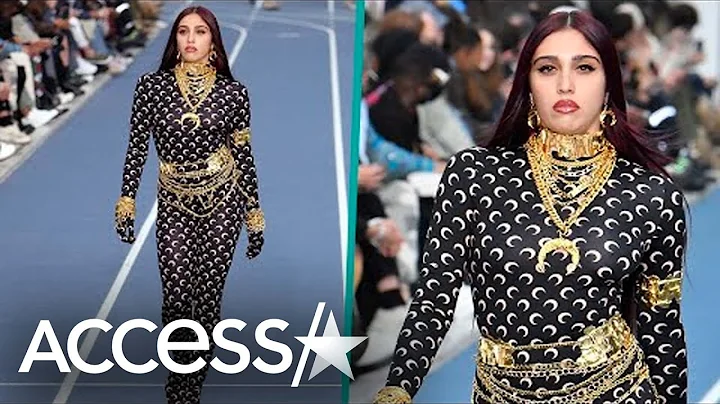 Madonna's Daughter Lourdes Leon STRUTS Down Runway