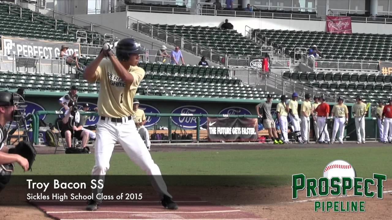 Troy Bacon Prospect Video, SS, Sickles High School Class of 2015 YouTube