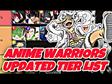 ANIME WARRIORS CHARACTER TIER LIST MUST WATCH  YouTube