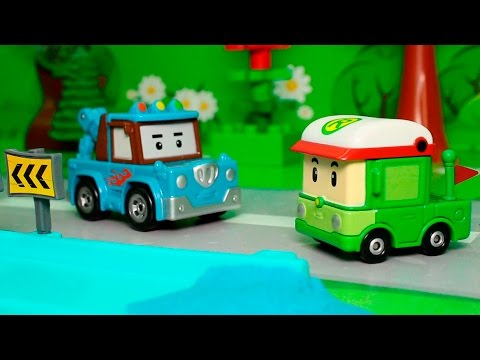 Игрушечные мультики для детей с игрушками Робокар полли - Помощник Спуки