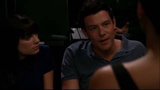 Glee - Santana slaps Finn 3x06