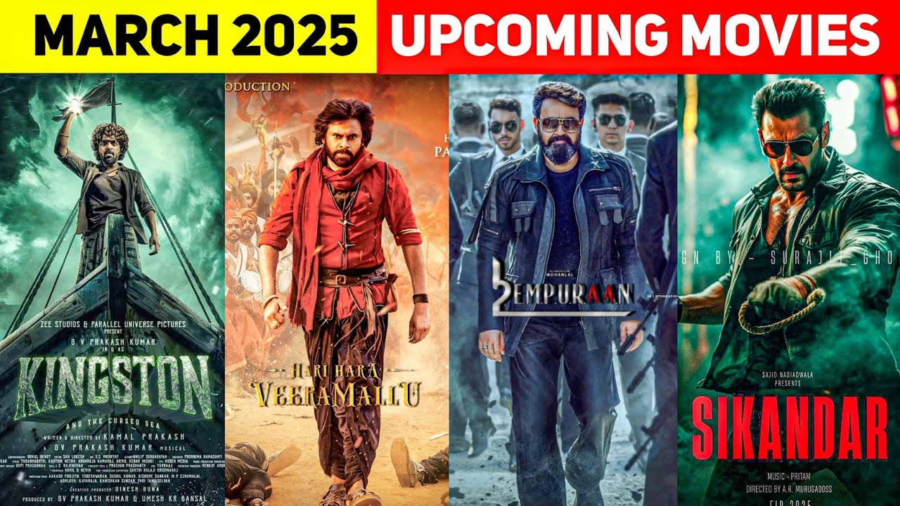 Top 10 Upcoming BIG Movies Release March 2025 Hindi | March Upcoming ...