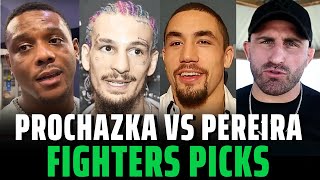 UFC 295: Jiri Prochazka vs Alex Pereira Fighters Picks