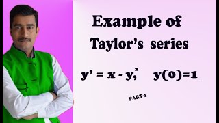 Taylor's series numerical method good example(PART-1)  by easy maths easy tricks