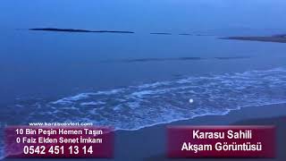 Karasu Sahili Akşam Görüntüsü