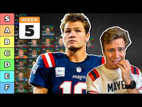 Video: Week 5 Rankings & Tiers (QB, TE, DST)